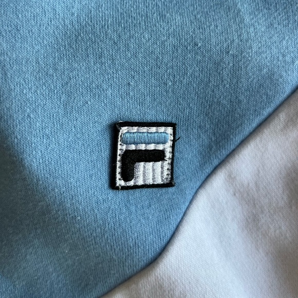 NWT Fila 1/4 Zip Pullover, Blue/Black/White, Size Small - Picture 4 of 6